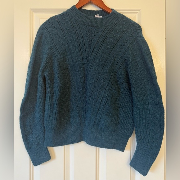 LuLaRoe Andrea Knit Sweater Dark Green Size Medium - Picture 1 of 7